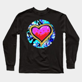 love Heart Art by LowEndGraphics Long Sleeve T-Shirt